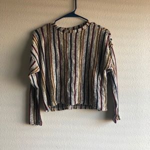 FN Multi-Colored Semi Crop Top